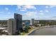 Aerial view of cityscape showing high-rise residential buildings at 2912 W Santiago St # 2004, Tampa, FL 33629
