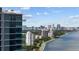 Stunning aerial view of cityscape and waterfront at 2912 W Santiago St # 2004, Tampa, FL 33629