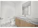 Modern bathroom with marble vanity and shower at 2912 W Santiago St # 2004, Tampa, FL 33629