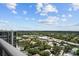 Aerial view showcasing the surrounding area and cityscape at 2912 W Santiago St # 2004, Tampa, FL 33629