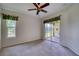 Spacious bedroom with sliding glass doors to a patio at 4271 Cascade Falls Dr, Sarasota, FL 34243