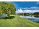 Serene view of the lake and community at 4271 Cascade Falls Dr, Sarasota, FL 34243