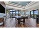 Community clubhouse game room with pool table and seating at 14215 Kinglet Ter, Lakewood Ranch, FL 34202