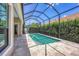 Screened pool and patio area, great for outdoor entertaining at 14215 Kinglet Ter, Lakewood Ranch, FL 34202