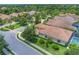 Aerial view of house, neighborhood, and landscape at 14215 Kinglet Ter, Lakewood Ranch, FL 34202
