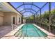 Screened pool and patio area, great for outdoor entertaining at 14215 Kinglet Ter, Lakewood Ranch, FL 34202