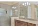 Bathroom featuring a large shower and double vanity at 14215 Kinglet Ter, Lakewood Ranch, FL 34202