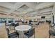 Spacious community room with ample seating and large screen TV at 684 Bird Bay W Dr # 132, Venice, FL 34285