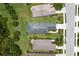 Aerial view of the home, showcasing its size and backyard space at 11121 Encanto Ter, Bradenton, FL 34211