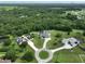 Aerial view showcasing the property's location and surrounding landscape at 17706 Bridlewood Ct, Parrish, FL 34219