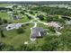 Aerial view of house and surrounding neighborhood at 17706 Bridlewood Ct, Parrish, FL 34219