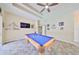 Game room featuring a pool table and tiled floor at 17706 Bridlewood Ct, Parrish, FL 34219