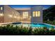 Stunning pool and spa area with a contemporary design, ideal for outdoor relaxation at 2945 Pyrula Dr, Longboat Key, FL 34228