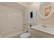 Clean bathroom with a bathtub, toilet and vanity at 4109 66Th Street W Cir # 4109, Bradenton, FL 34209