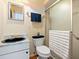 Small bathroom with shower, toilet and vanity at 4109 66Th Street W Cir # 4109, Bradenton, FL 34209