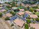 Community overview with pool and pond at 4109 66Th Street W Cir # 4109, Bradenton, FL 34209