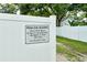 Private gated entrance to Hidden Oaks community for residents only at 815 128Th Ne St, Bradenton, FL 34212