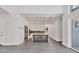 Modern kitchen with white cabinets, an island, and stainless steel appliances at 2234 Hibiscus St, Sarasota, FL 34239