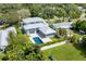 Modern two-story house with private pool and fenced backyard at 2234 Hibiscus St, Sarasota, FL 34239