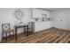 Modern white kitchenette with quartz countertops at 353 Suwanee Ave, Sarasota, FL 34243