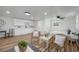 Modern kitchenette with white shaker cabinets and quartz countertops at 353 Suwanee Ave, Sarasota, FL 34243