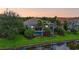 Home with pool and canal view at 13215 Ramblewood Trl, Bradenton, FL 34211