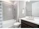 Bathroom with a tub, toilet, and single vanity at 177 Vinadio Blvd, Nokomis, FL 34275