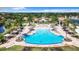 Relaxing pool area adjacent to the community clubhouse at 177 Vinadio Blvd, Nokomis, FL 34275