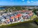 Aerial view of condo building near the water at 1602 Stickney Point Rd # 305, Sarasota, FL 34231