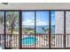 Stunning water views from private balcony at 1602 Stickney Point Rd # 305, Sarasota, FL 34231