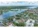 Aerial view of waterfront community showcasing location and amenities at 6157 Midnight Pass Rd # C12, Sarasota, FL 34242