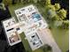 Bird's-eye view of a house, pool, and two-car garage at 3523 Trebor Ln, Sarasota, FL 34235