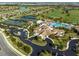 Aerial view of community amenities at 17704 Gawthrop Dr # 402, Bradenton, FL 34211