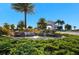 Landscaped community entrance at 17704 Gawthrop Dr # 402, Bradenton, FL 34211