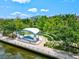 Park-like setting with covered pavilion and lush landscaping at 808 3Rd W Ave # 514, Bradenton, FL 34205
