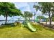 Modern playground with green turf and a variety of play equipment at 808 3Rd W Ave # 514, Bradenton, FL 34205