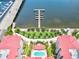 Relaxing pool and patio area overlooking the water at 808 3Rd W Ave # 514, Bradenton, FL 34205