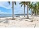 Scenic waterfront park with palm trees, benches, and sandy areas at 808 3Rd W Ave # 514, Bradenton, FL 34205