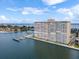 Condominium building and private dock on the waterfront at 5200 Brittany S Dr # 602, St Petersburg, FL 33715