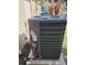 Exterior shot of the central air conditioning unit at 707 13Th W St, Palmetto, FL 34221