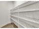 Bright walk-in pantry with ample shelving at 17931 Palmiste Dr, Bradenton, FL 34202