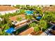 Community bocce ball court and relaxing lounge area at 8214 Las Lilias Ct, Sarasota, FL 34243