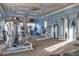 Modern fitness center featuring a variety of equipment at 8214 Las Lilias Ct, Sarasota, FL 34243