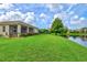 Enjoy your backyard oasis with pond views at 8214 Las Lilias Ct, Sarasota, FL 34243