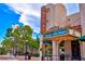 Historic Florida Studio Theatre with marquee and beautiful architectural details at 8214 Las Lilias Ct, Sarasota, FL 34243