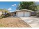 Cute ranch house with a two-car garage and well-manicured lawn at 1928 9Th St, Sarasota, FL 34236