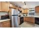 Modern kitchen with stainless steel appliances at 1928 9Th St, Sarasota, FL 34236