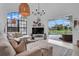 Gathering room with sectional sofa, large window, and pool access at 158 Allworthy St, Port Charlotte, FL 33954