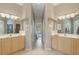 Spacious bathroom with double sinks and a view to a bedroom at 1206 86Th Nw Ct, Bradenton, FL 34209