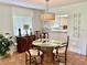 Cozy dining room with a view into the kitchen at 3500 El Conquistador Pkwy # 307, Bradenton, FL 34210